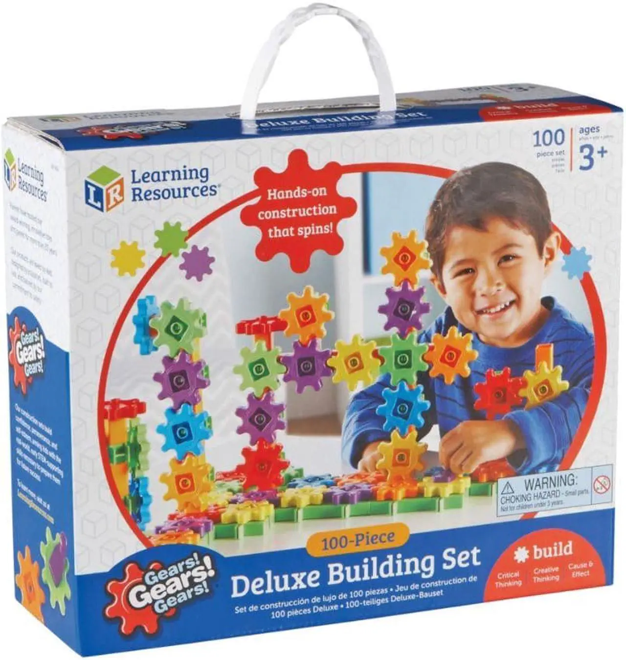 Alt view image 12 of 20 - LEARNING RESOURCES LER9162 GEARS! BEGINNERS BUILDING SET-95 PIECES
