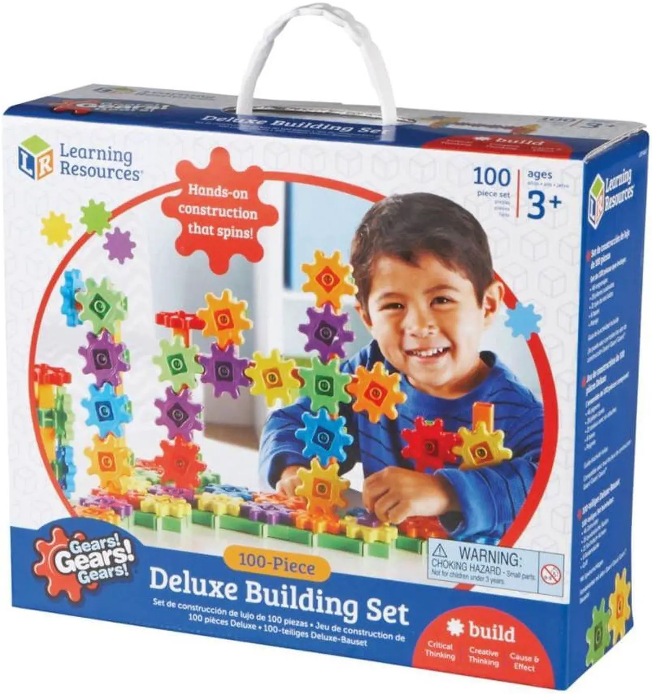 Alt view image 13 of 20 - LEARNING RESOURCES LER9162 GEARS! BEGINNERS BUILDING SET-95 PIECES
