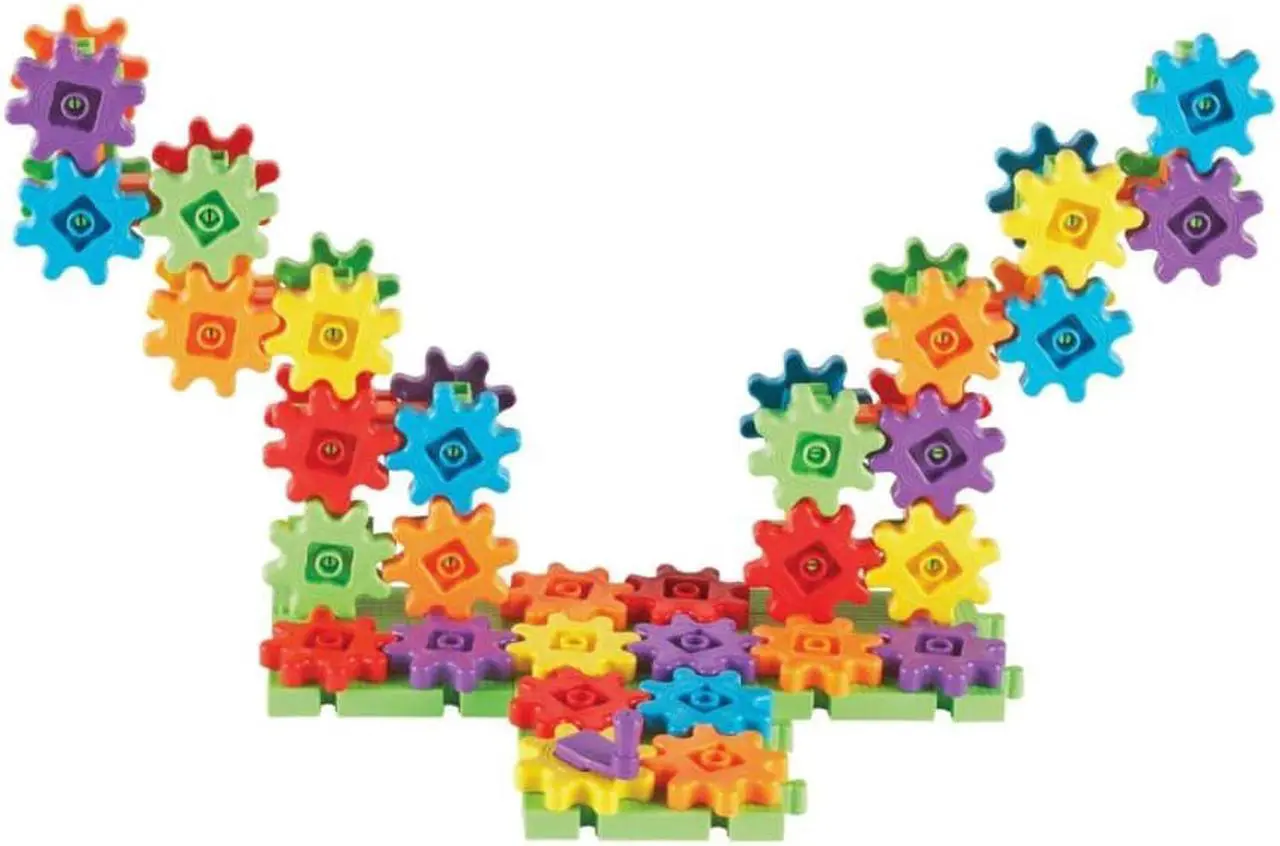 Alt view image 15 of 20 - LEARNING RESOURCES LER9162 GEARS! BEGINNERS BUILDING SET-95 PIECES