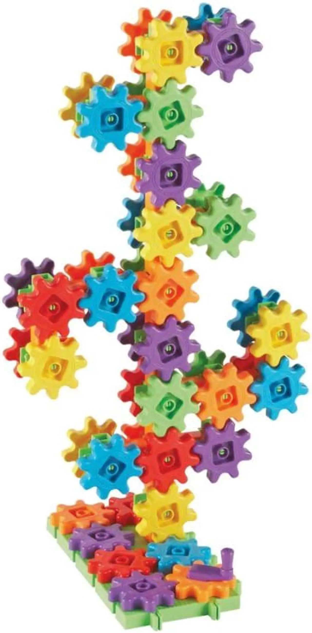 Alt view image 14 of 20 - LEARNING RESOURCES LER9162 GEARS! BEGINNERS BUILDING SET-95 PIECES