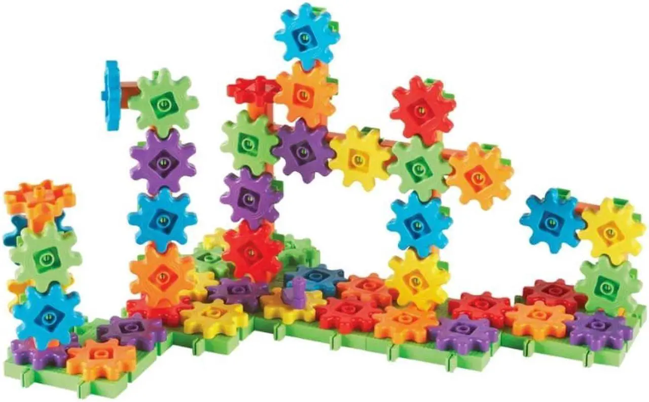Alt view image 10 of 20 - LEARNING RESOURCES LER9162 GEARS! BEGINNERS BUILDING SET-95 PIECES