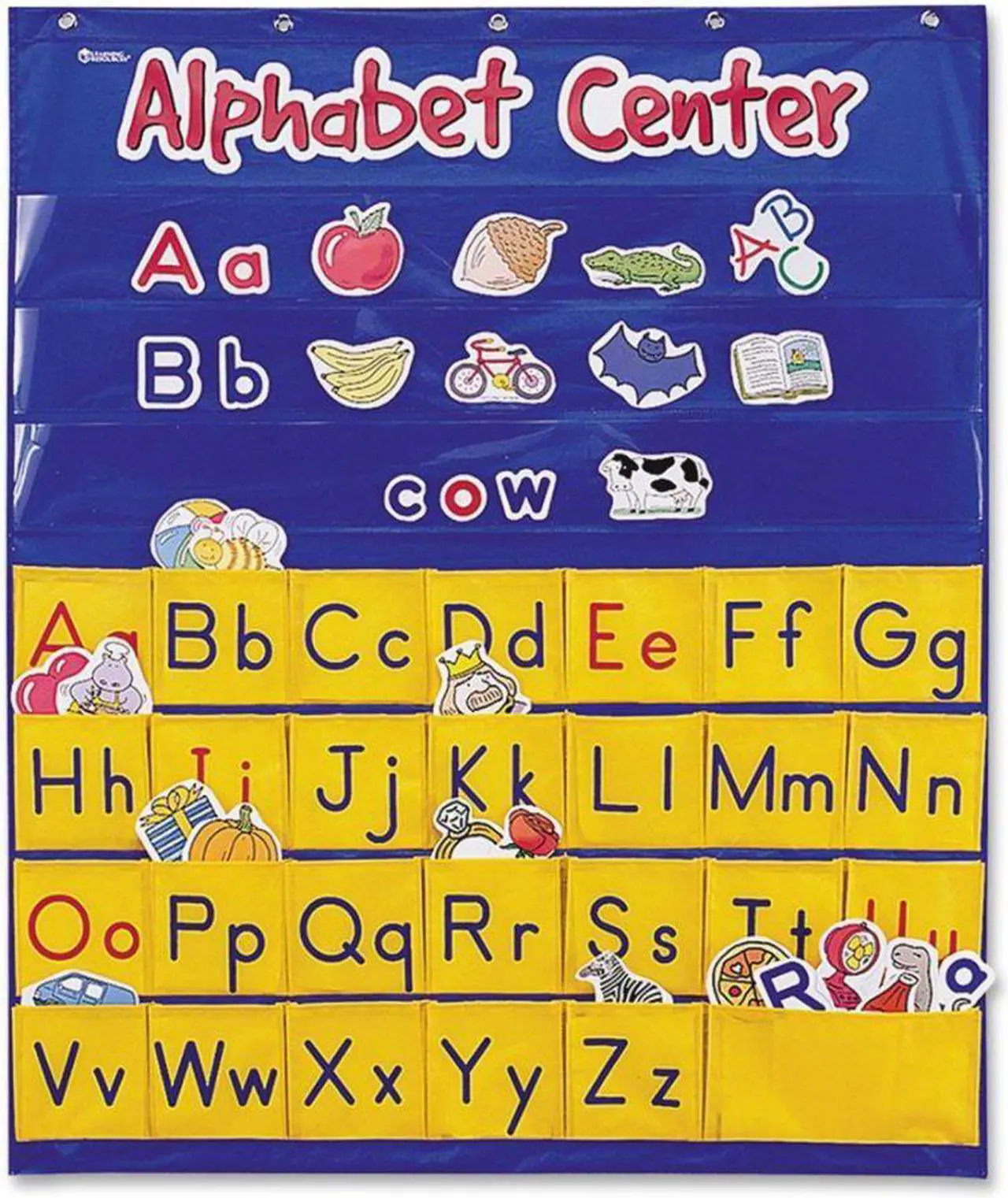 Alt view image 6 of 17 - LEARNING RESOURCES LER2246 ALPHABET INTERACTIVE POCKET CHART