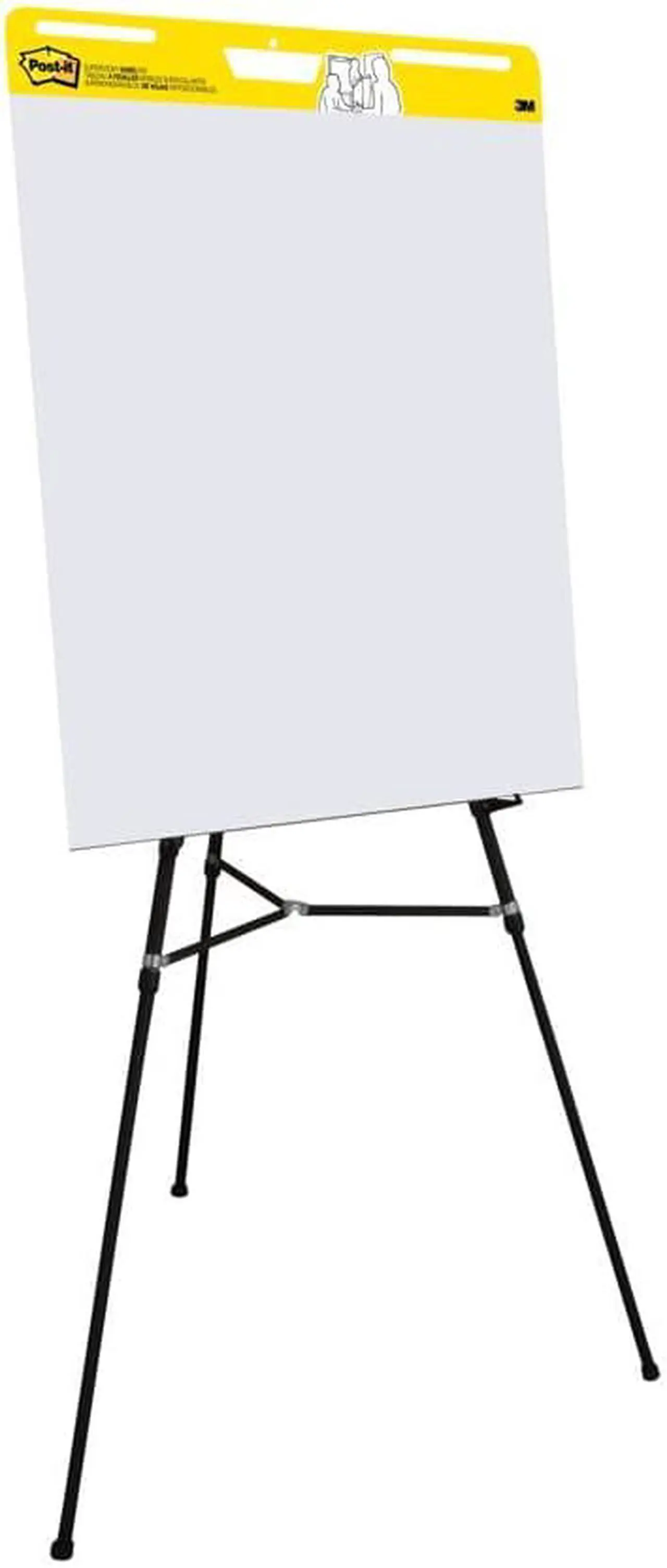 Alt view image 6 of 7 - Post-it® Super Sticky Easel Pad, With 1" Grid Lines, 25" x 30", White, Pad Of 30 Sheets