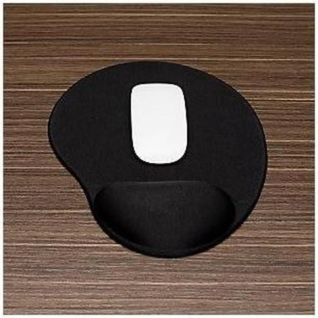 Alt view image 5 of 13 - Compucessory Gel Mouse Pad - 9" x 10" x 1" Dimension - Black - 55151