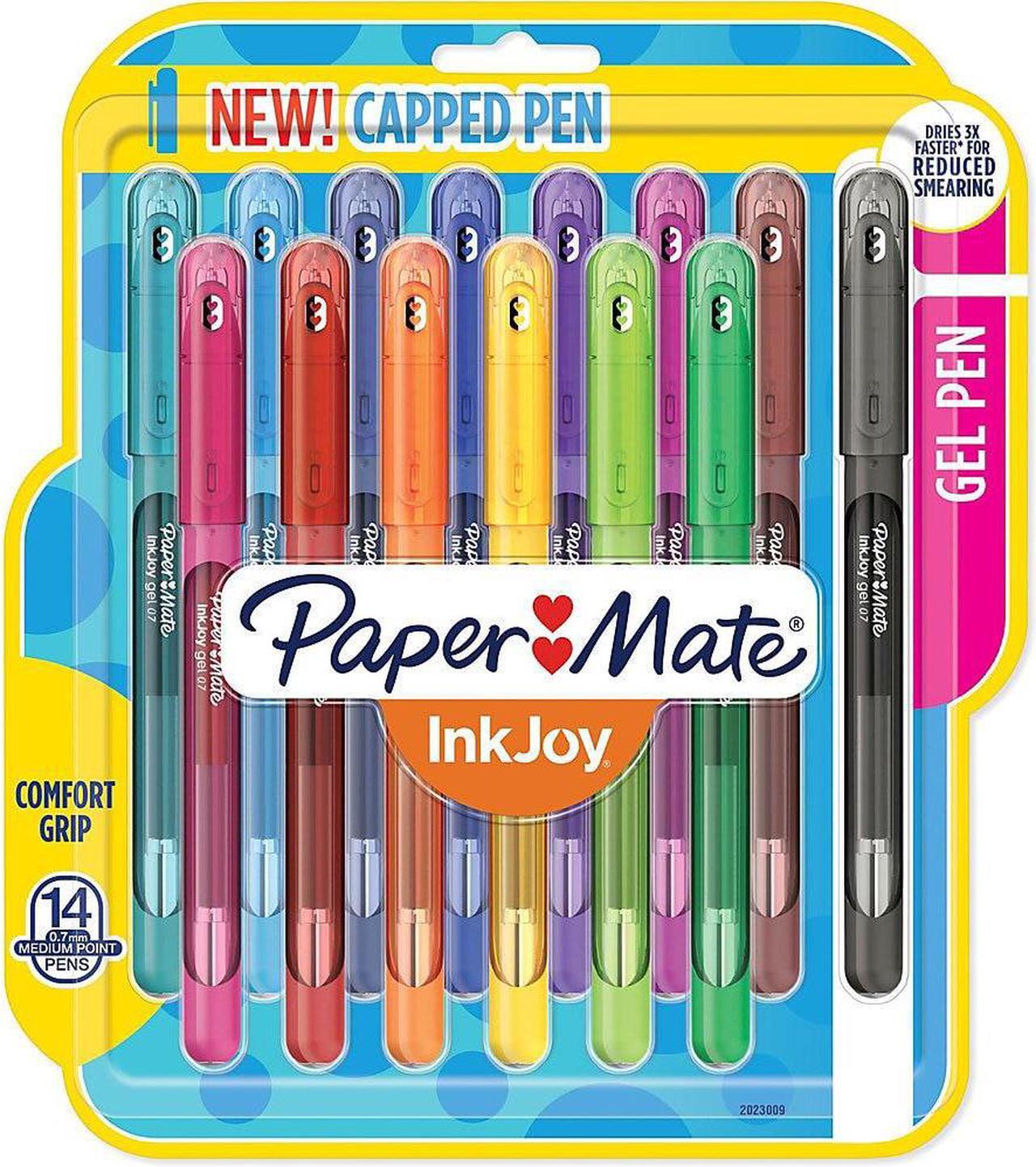 Alt view image 5 of 20 - Paper Mate InkJoy Gel Stick Pen 0.7 mm Medium Assorted Ink 14/Pack 2023009