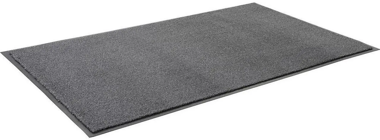 Alt view image 6 of 13 - Genuine Joe Indoor Mat Moisture Absorbent Vinyl Back 4'x6' Charcoal 56462