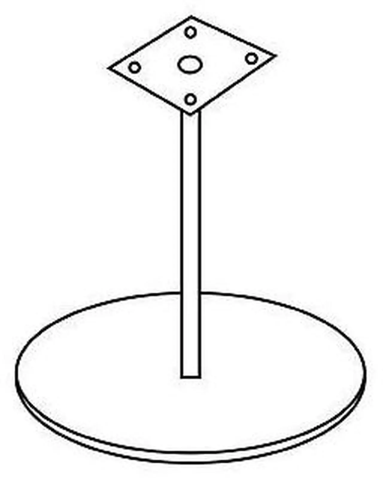 Alt view image 8 of 17 - Lorell  Table Base 87241