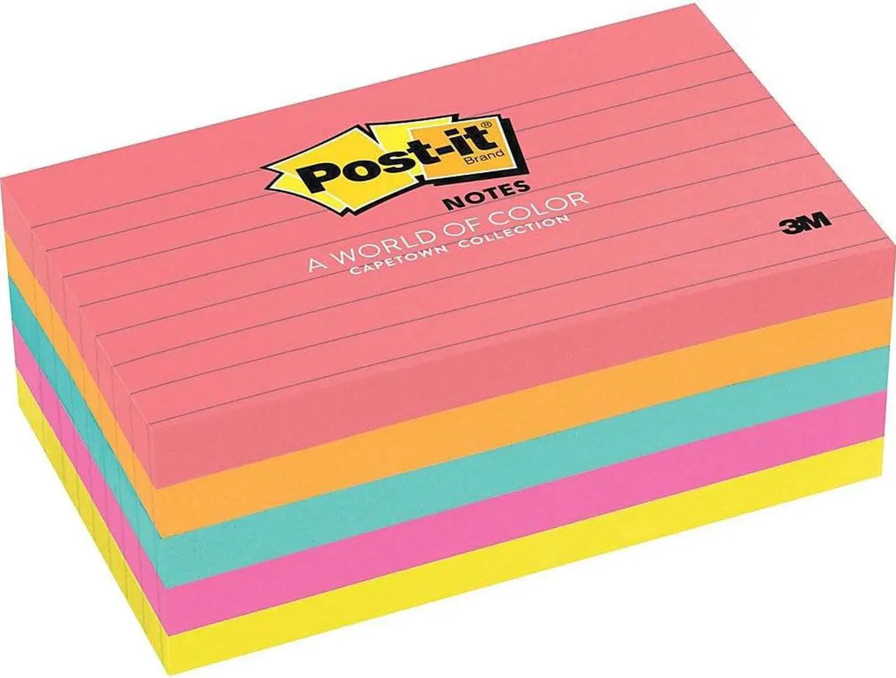 Alt view image 9 of 19 - Original Pads in Cape Town Colors 3 x 5 Lined 100-Sheet 5/Pack