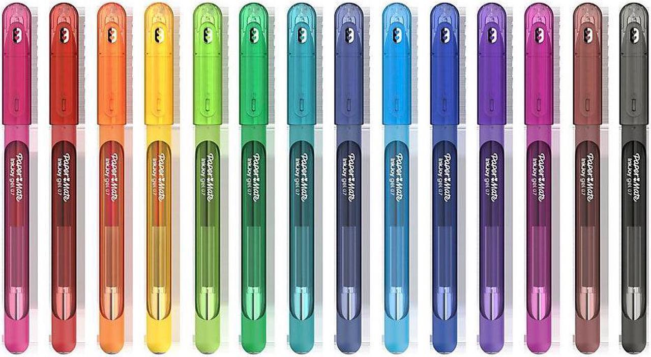 Alt view image 4 of 20 - Paper Mate InkJoy Gel Stick Pen 0.7 mm Medium Assorted Ink 14/Pack 2023009