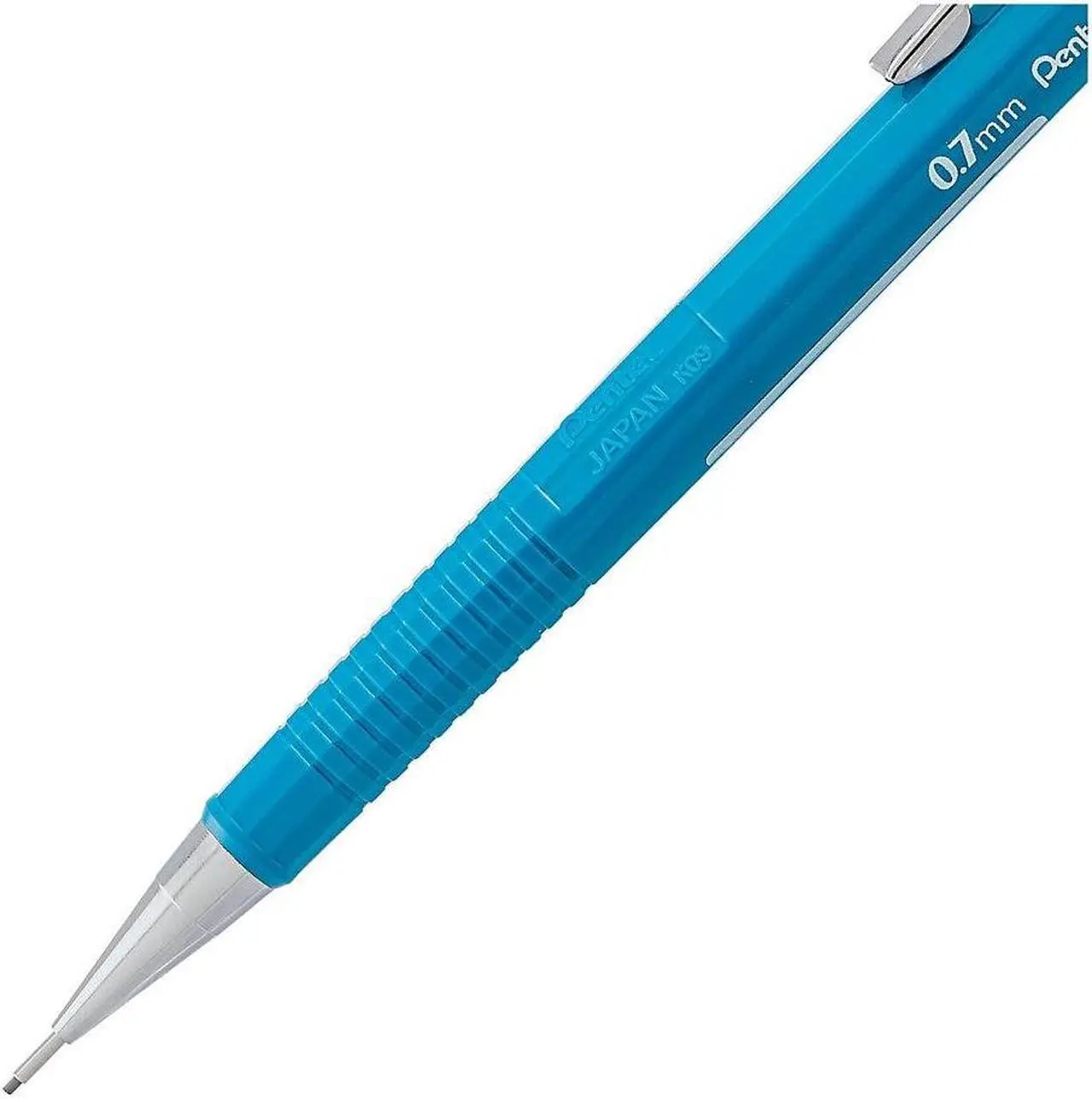 Alt view image 4 of 9 - Pentel Sharp Mechanical Pencil, 0.7 Mm, Hb (#2.5), Black Lead, Blue Barrel P207C