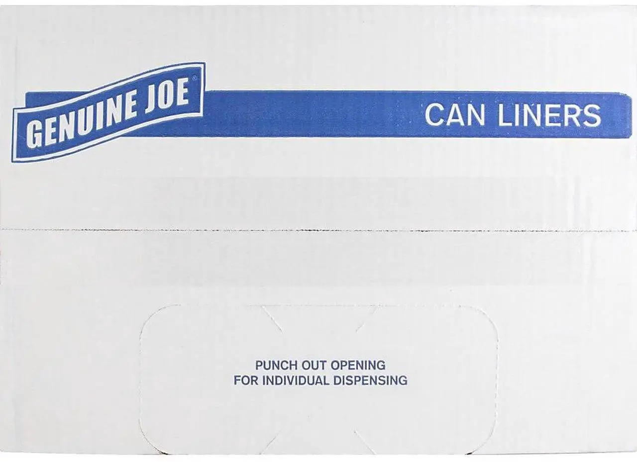 Alt view image 11 of 15 - Genuine Joe High Density Can Liners 31-33 Gal 33"X40" 500/CT CL 01757