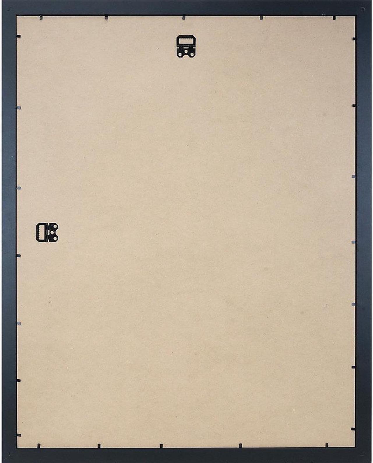 Main image of Lorell Solid Wood Poster Frame - 22" x 28" Frame Size - Rectangle - Wall Mountable - Horizontal, Vertical - 1 Each - Solid Wood - Black