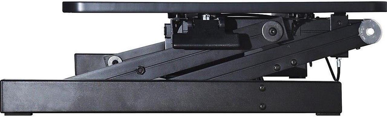 Alt view image 4 of 12 - Lorell Deluxe Adjustable Desk Riser - 20" Height x 38" Width x 24" Depth - Desktop - Black  LLR99759