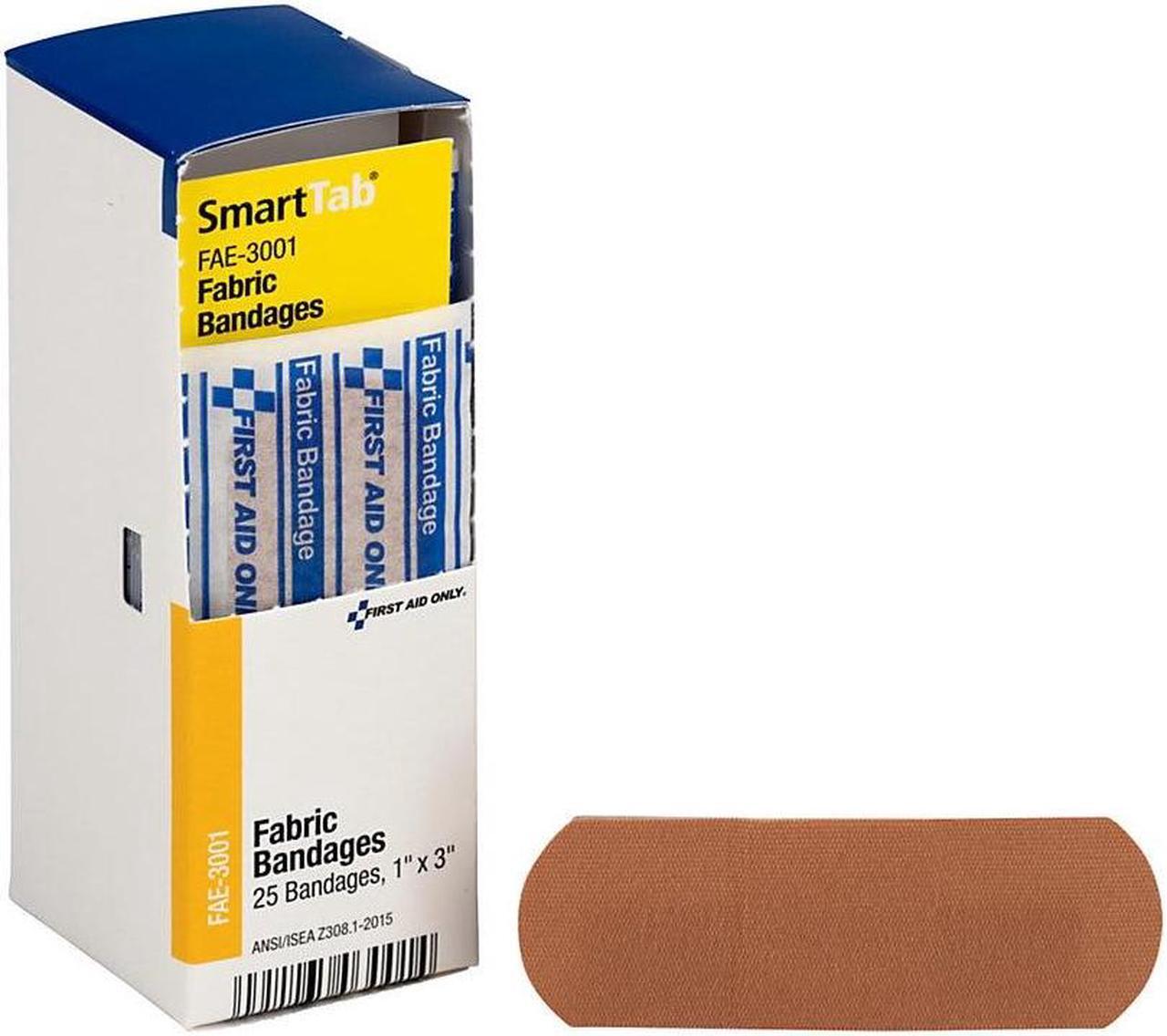 Alt view image 11 of 19 - First Aid Only Fabric Bandages, 1" x 3", 25/Box