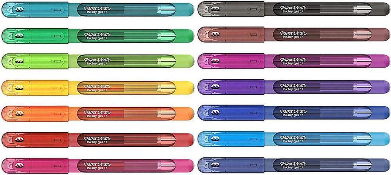 Alt view image 7 of 20 - Paper Mate InkJoy Gel Stick Pen 0.7 mm Medium Assorted Ink 14/Pack 2023009