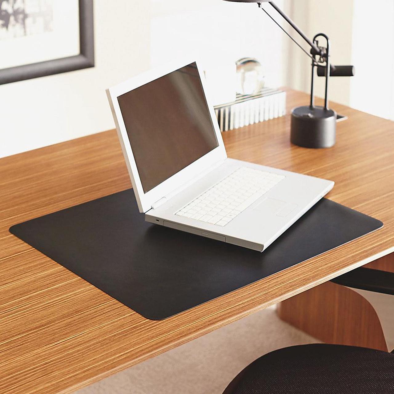 Alt view image 3 of 6 - Lorell Deskpad Nat Origins 20"x36" Black 39654