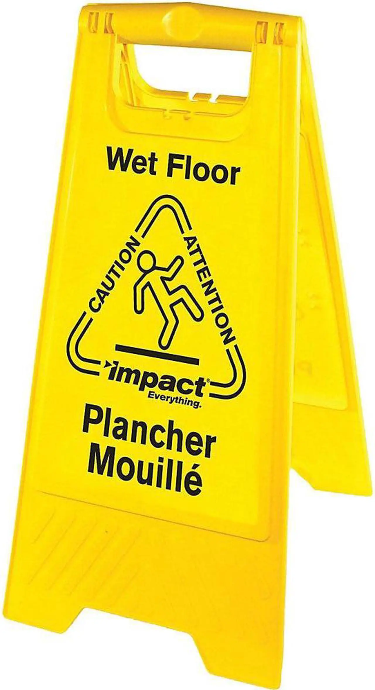Alt view image 2 of 11 - Impact Products English/Spanish Wet Floor Sign