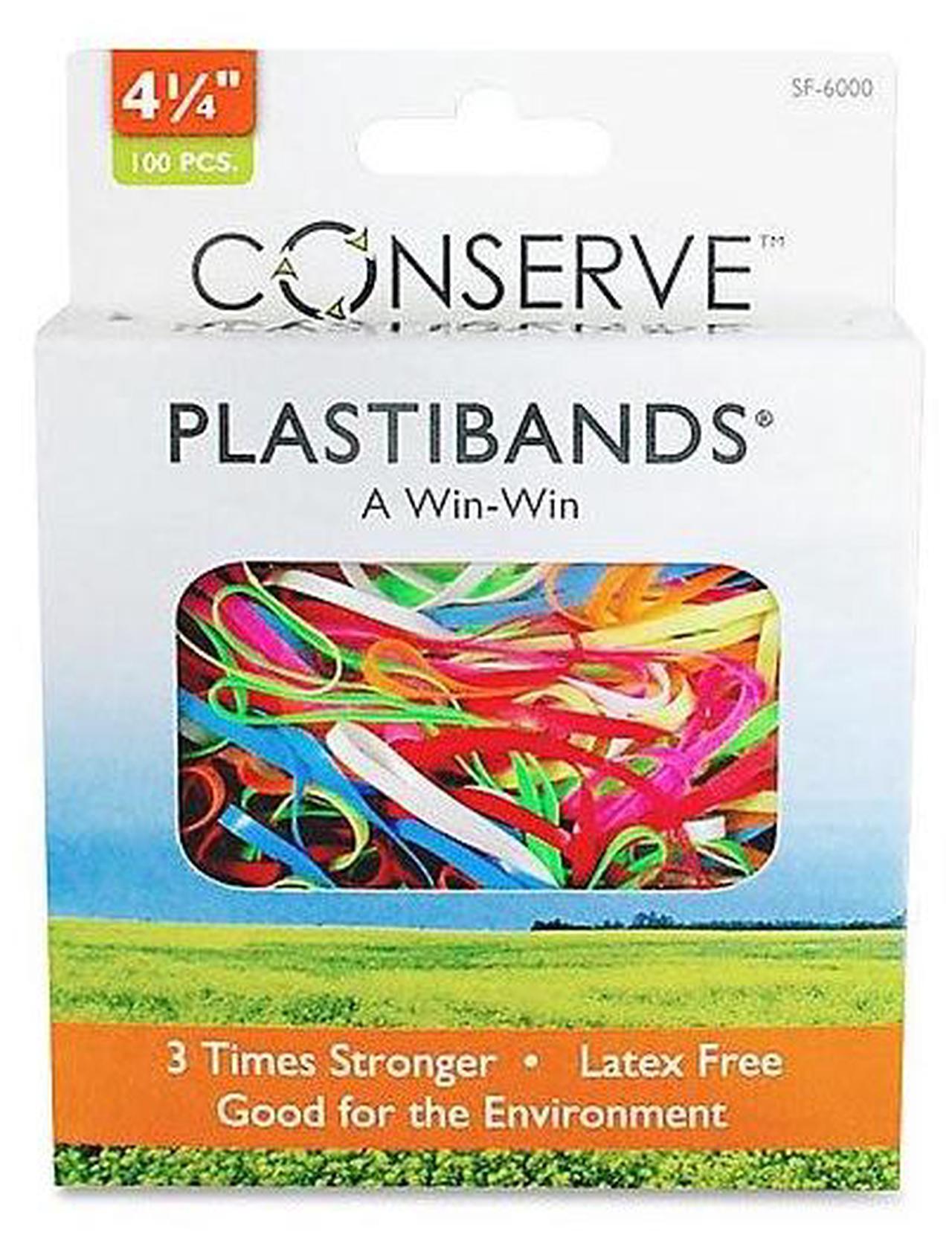 Alt view image 13 of 20 - Baumgartens PlastiBands, Size 4-1/4", 100/BX, Assorted Colors SF6000