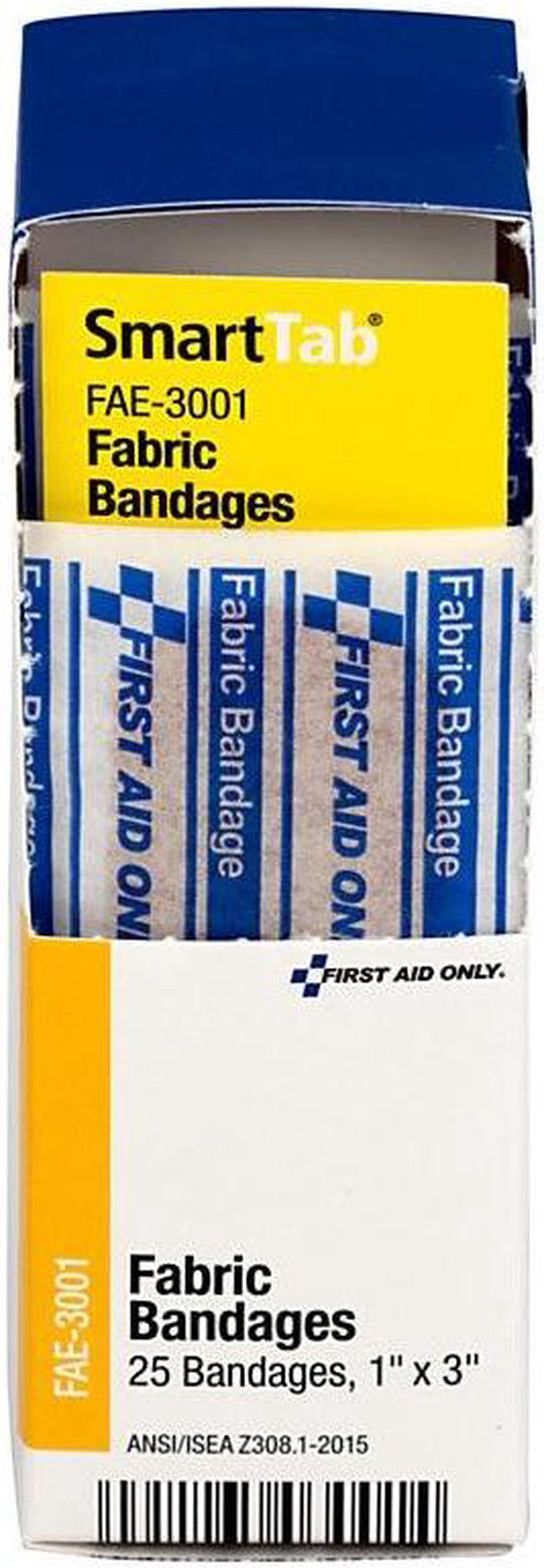 Alt view image 9 of 19 - First Aid Only Fabric Bandages, 1" x 3", 25/Box