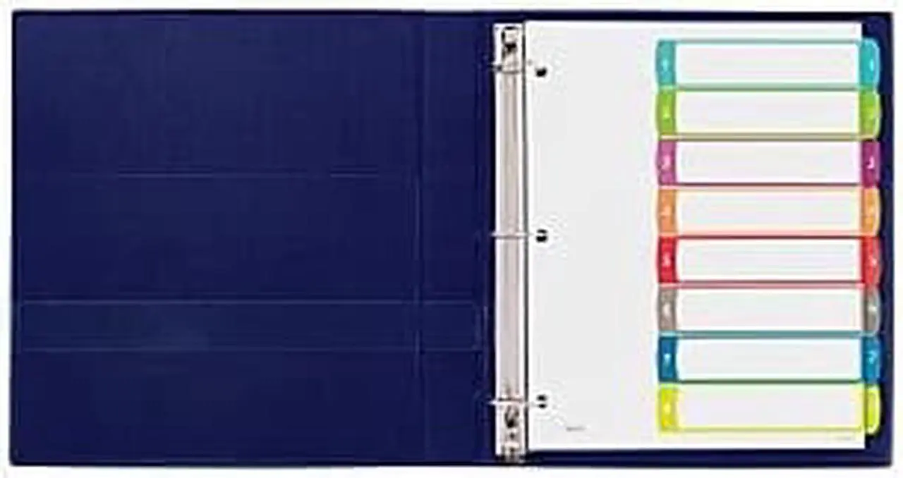 Alt view image 3 of 8 - Avery-Dennison 11841 Ready Index Table Of Contents Dividers, 1-8 Letter