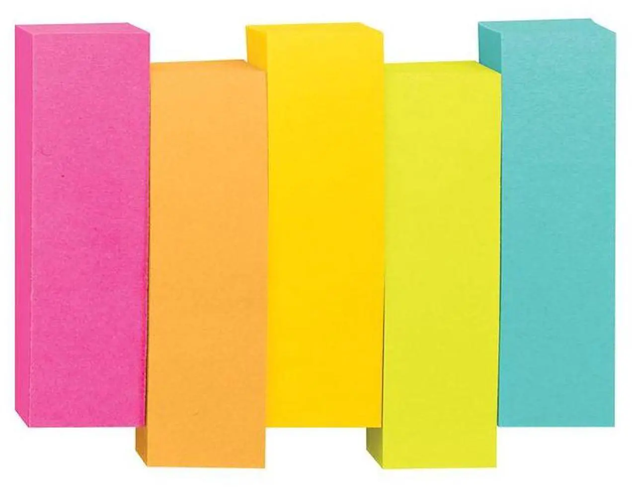Alt view image 3 of 20 - Post-it Page Flag Markers Assorted Brights 100 Strips/Pad 5 Pads/Pack 6705AN
