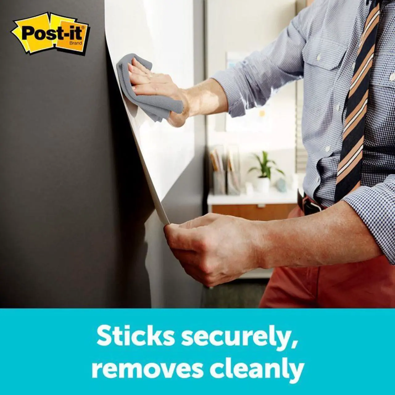 Alt view image 9 of 20 - Post-it Dry DEF6X4 - Erase Film with Adhesive Backing, 72 x 48, White