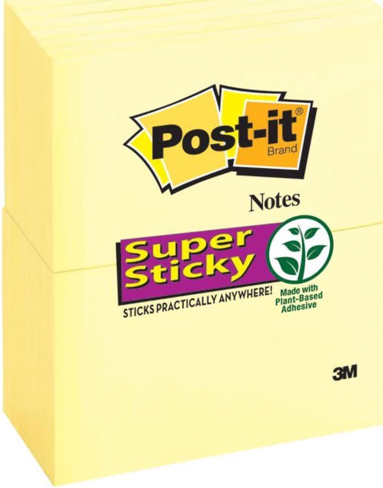 Alt view image 5 of 20 - Post-It Notes Super Sti Pad,Post-It 3x5 12,Cayw 65512SSCY