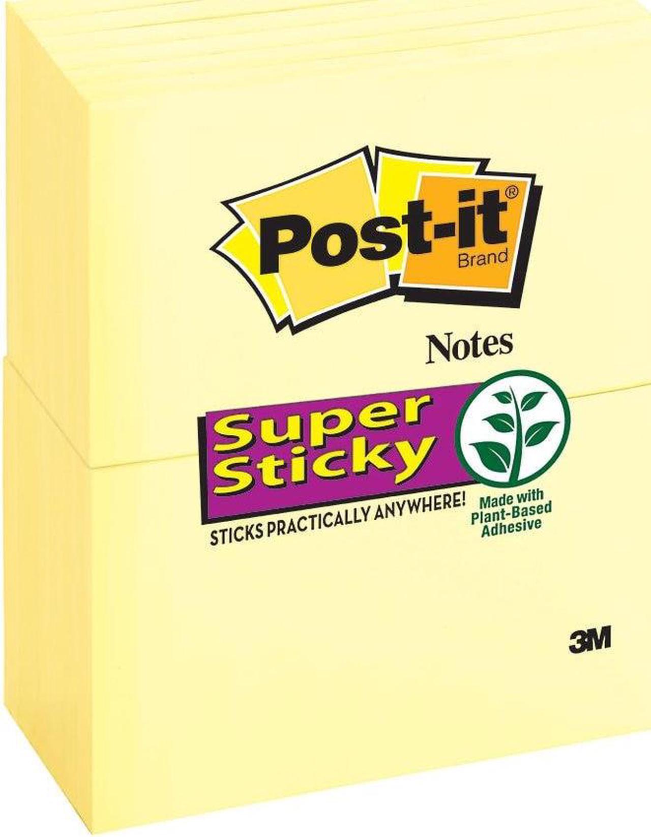 Alt view image 12 of 20 - Post-It Notes Super Sti Pad,Post-It 3x5 12,Cayw 65512SSCY