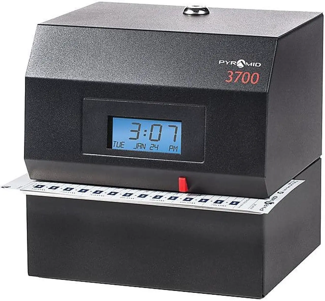 Alt view image 5 of 20 - PYRAMID 3700 Time Clock and Document Stamp,Digital,
