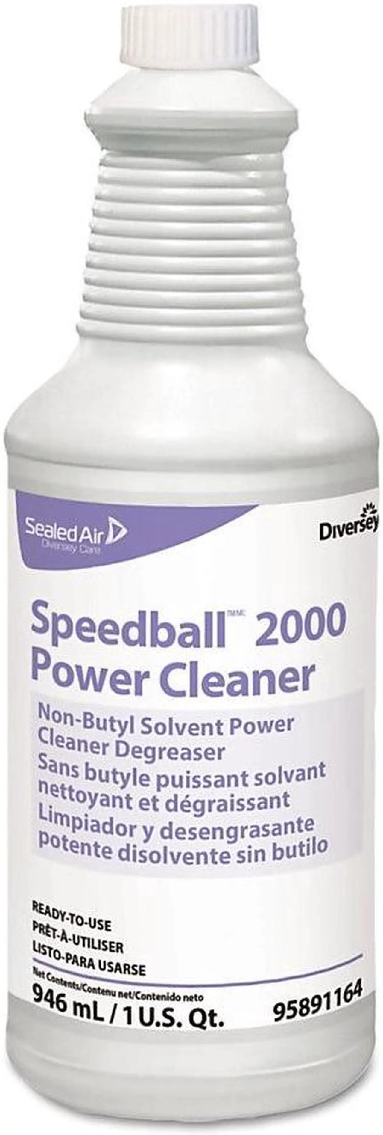 Alt view image 3 of 9 - Diversey 5891164 Speedball 2000 Heavy-Duty Cleaner, Citrus, Liquid, 1qt. Spray Bottle