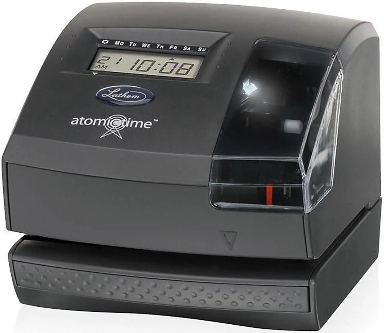 Alt view image 6 of 15 - 1600E Wireless Atomic Time Recorder with Tru-Align Feature Dark Gray
