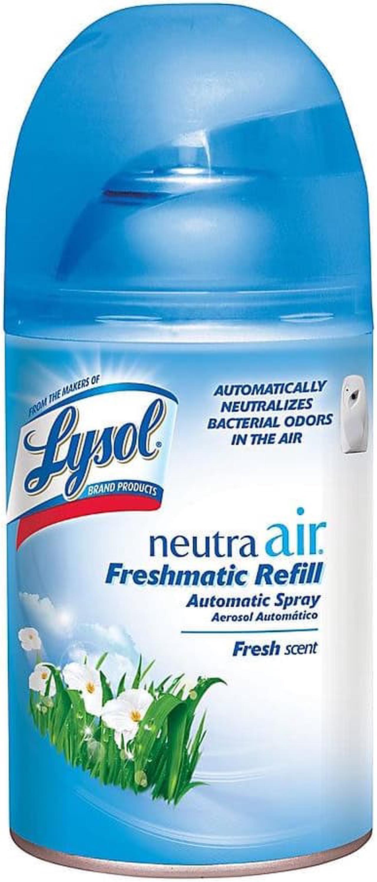 Alt view image 4 of 9 - LYSOL NEUTRA AIR FRESHMATIC 79831CT, Freshmatic Ultra Automatic Spray Disp. Refill, Fresh Scent, Aerosol, 6.17oz