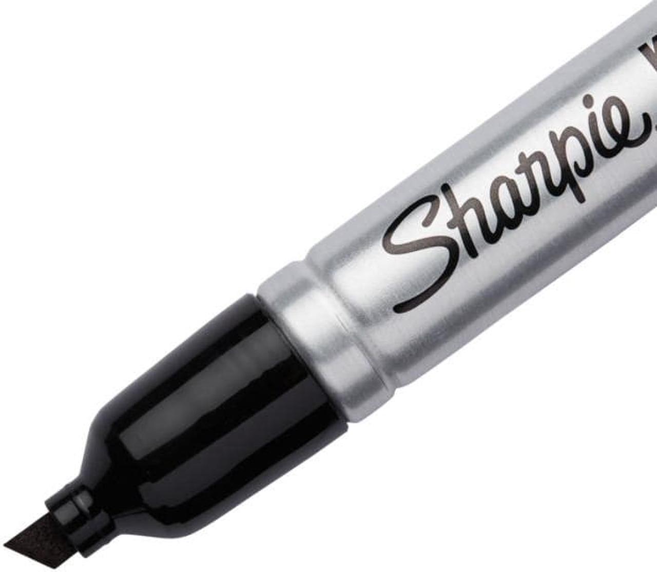Alt view image 7 of 19 - Sharpie King Size Permanent Marker Chisel Tip Black Dozen (15001A)