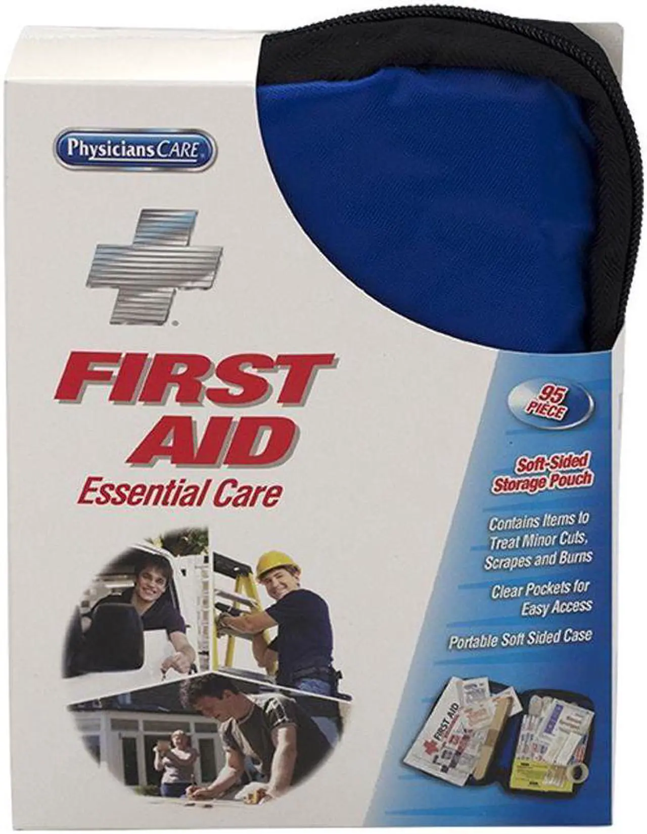 Alt view image 11 of 12 - Acme United 90166 Soft Sided First Aid Kit For Up to 10 People, 95 Pieces