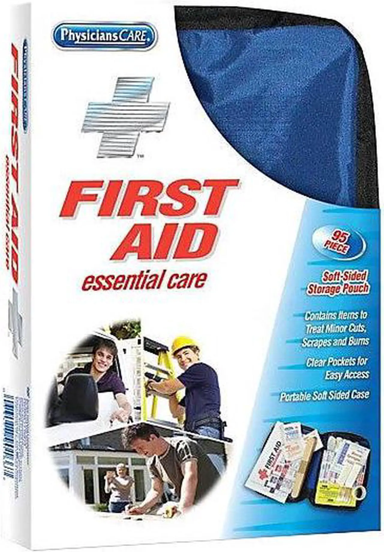 Alt view image 6 of 12 - Acme United 90166 Soft Sided First Aid Kit For Up to 10 People, 95 Pieces