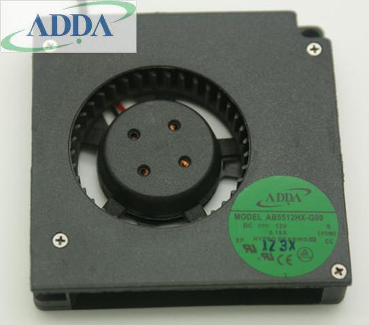 FOR ADDA AB5512HX-G00 DC12V 0.19A Blower fan Server Cooling Fan 5.5cm 2-wire