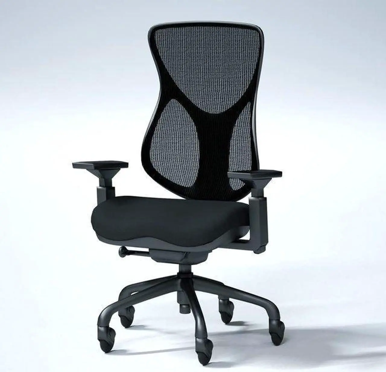 Main image of BodyBilt® Seating E-Chair | Ergonomic Mid-Back Mesh Computer Task Chair |360° Swivel |Adjustable Arms | Quiet Smooth-Glide Wheels | Made in the USA