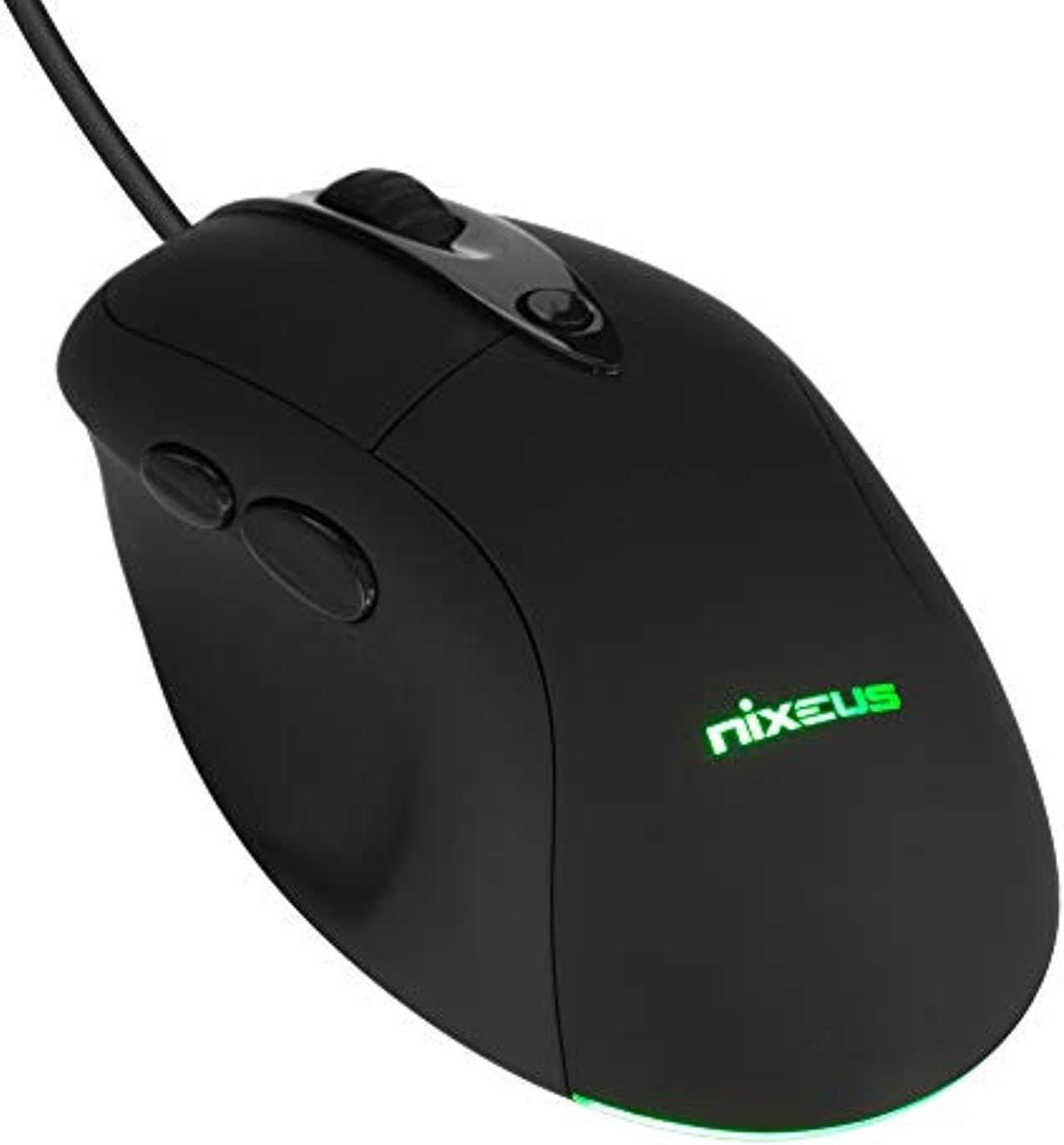 Alt view image 6 of 6 - Nixeus Revel FIT Ergonomic Gaming Mouse PMW 3360, Rubberized Black - PC, Mac