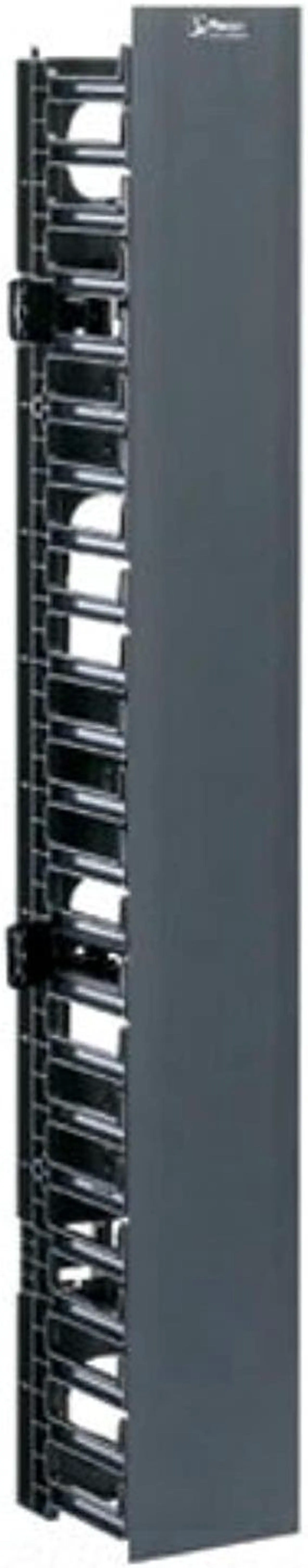 Alt view image 5 of 8 - Panduit - WMPVF22E - Panduit NetRunner WMPVF22E Vertical Cable Manager - Black - 1 Pack - 22U Rack Height