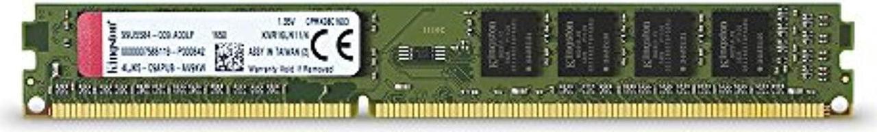 Alt view image 5 of 16 - Kingston 4GB 240-Pin DDR3 1600 (PC3 12800) Desktop Memory KVR16LN11/4