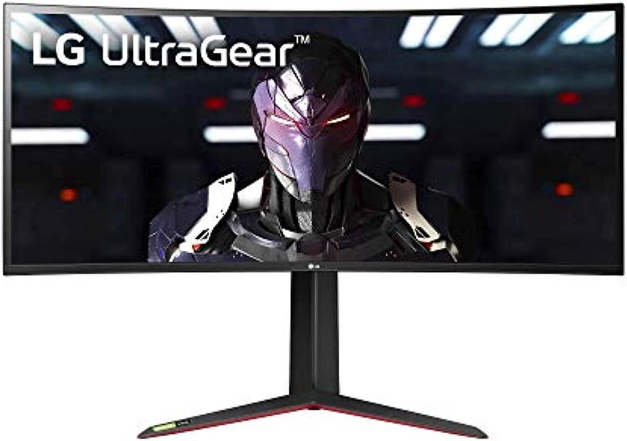 LG Ultragear 34GP83A-B 34 Inch 21:9 Curved QHD (3440 x 1440) 1ms Nano IPS Gaming Monitor with 160Hz and G-SYNC Compatibility, Black