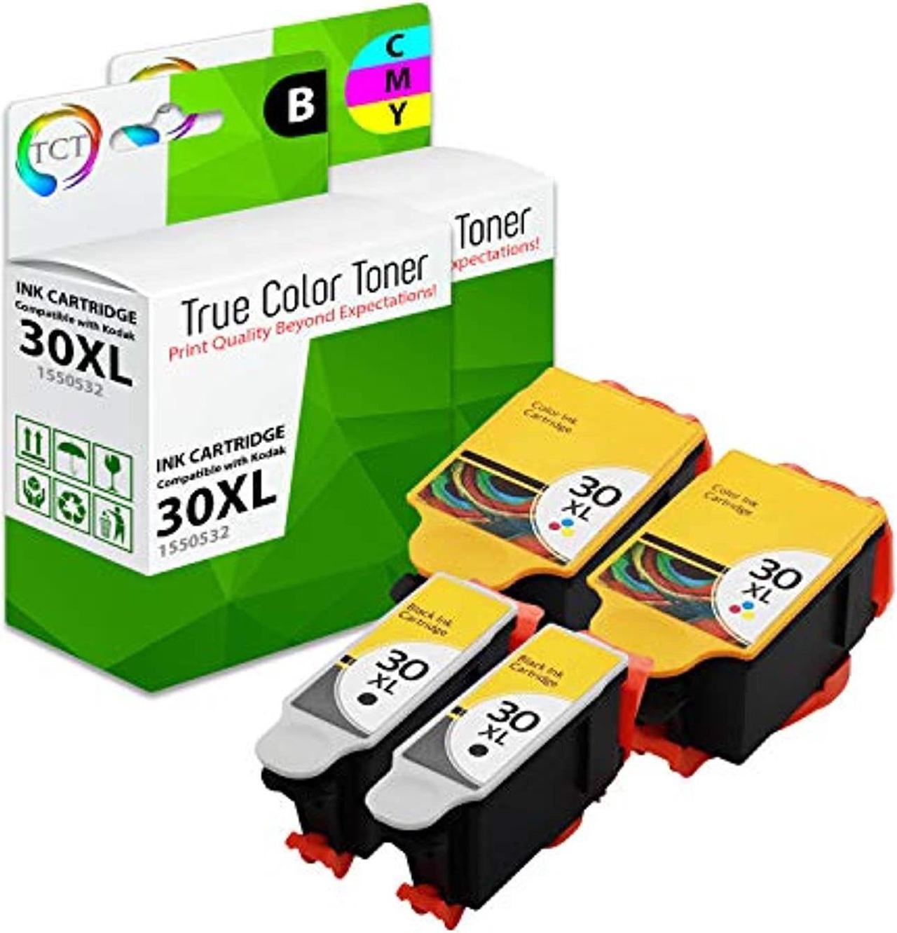Main image of tct compatible ink cartridge replacement for kodak 30xl 30 xl high yield works with kodak esp c110 c310 c315, office 2150 print