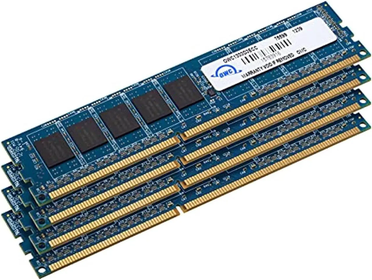 Alt view image 3 of 10 - OWC 16GB (4x4GB) PC3-10600 DDR3 ECC 1333MHz SDRAM DIMM 240 Pin Memory Upgrade kit for Mac Pro 'Nehalem'& 'Westmere' models. Perfect for the Mac Pro 8-core/Quad-core Xeon systems. Model OWC1333D3W4M16K