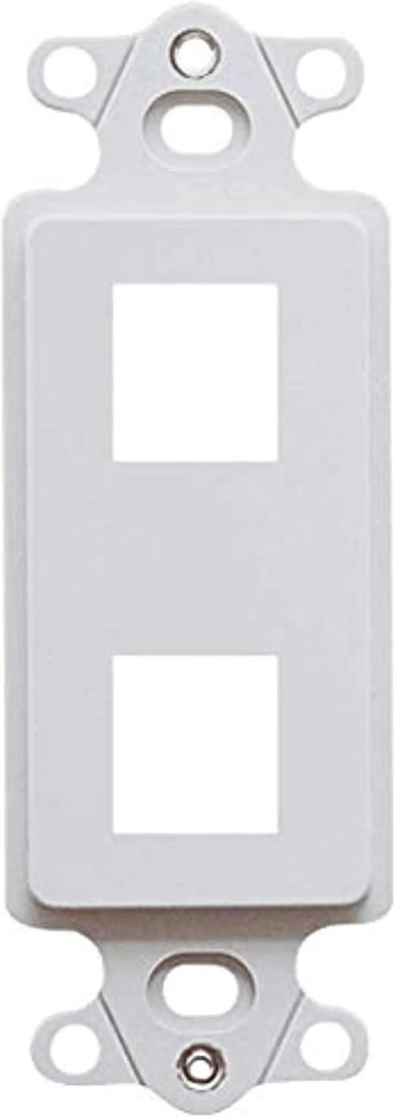 Alt view image 3 of 4 - ICC IC107DI2WH Decorex Insert; 2-Port, ABS, White
