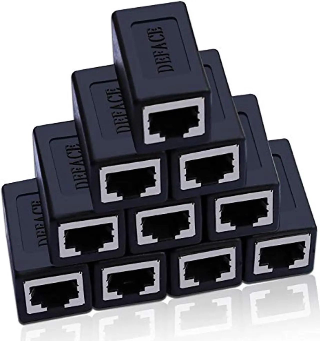 Alt view image 7 of 7 - Cat 6 Ethernet Cable 100 ft White Long Internet Network Cable High Speed Flat LAN Cable RJ45 Cord for Gaming Switch Modem Router Coupler