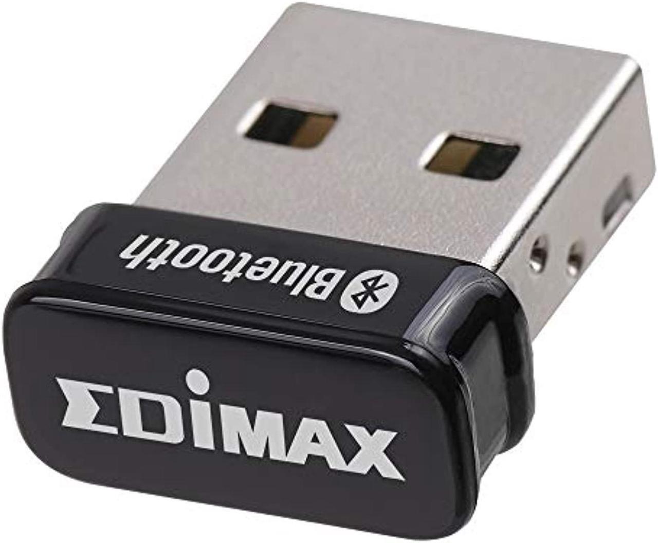Main image of edimax bluetooth adapter for pc, bt 5.0 edr nano usb dongle, fast transfer, bluetooth headphones headset speakers keyboard mouse, win 8/10, linux: 2.6.32 - 5.3 (fedora & ubuntu only), bt-8500