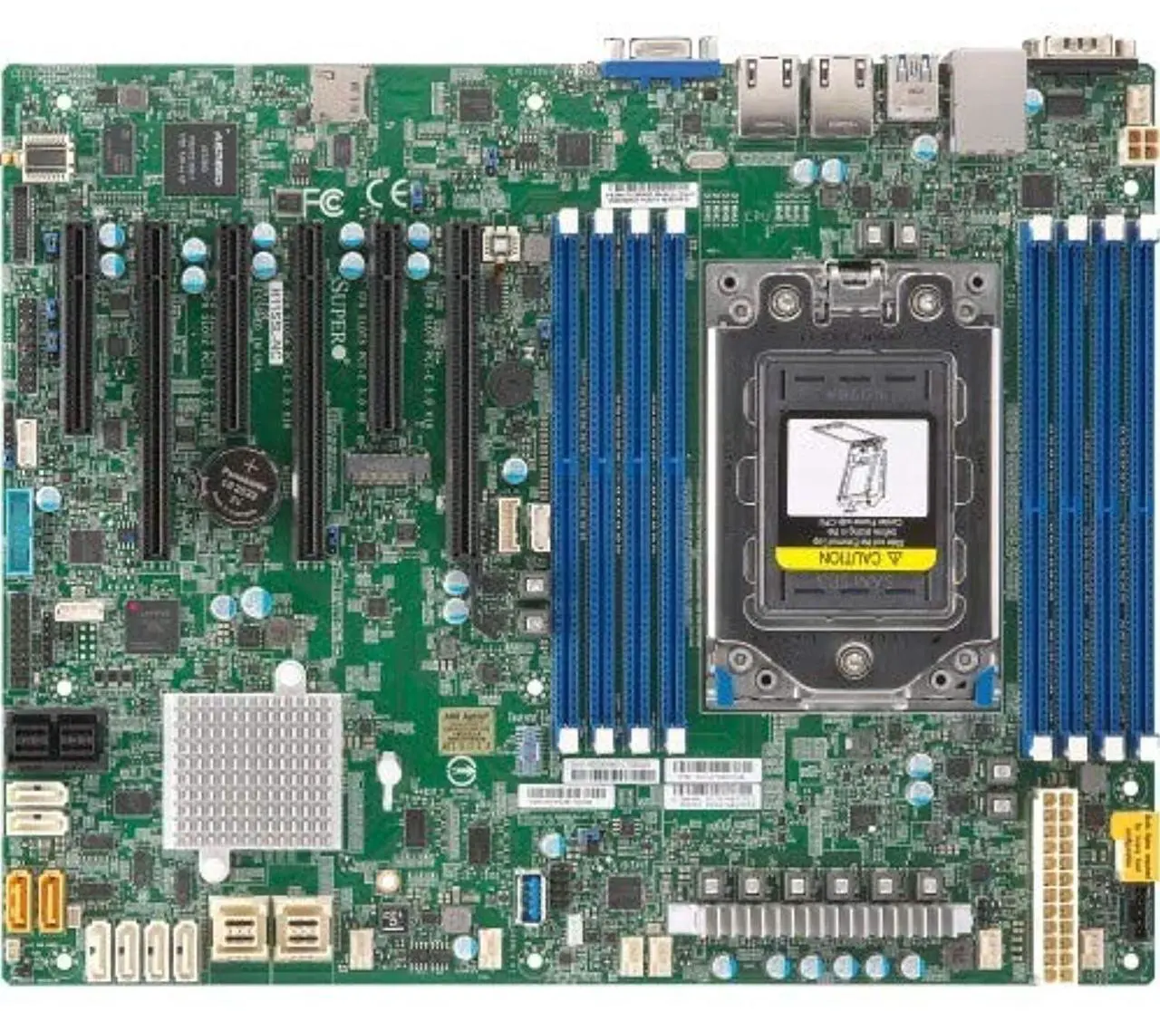 Main image of supermicro h11ssl-c motherboard - supports single epyc 7000-series processor