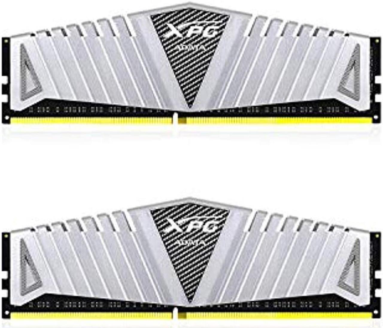 xpg z1 ddr4 3600mhz (pc4 28800) 16gb (2x8gb) cl18-22-22 desktop udimm ram silver (ax4u36008g18i-dsz1)