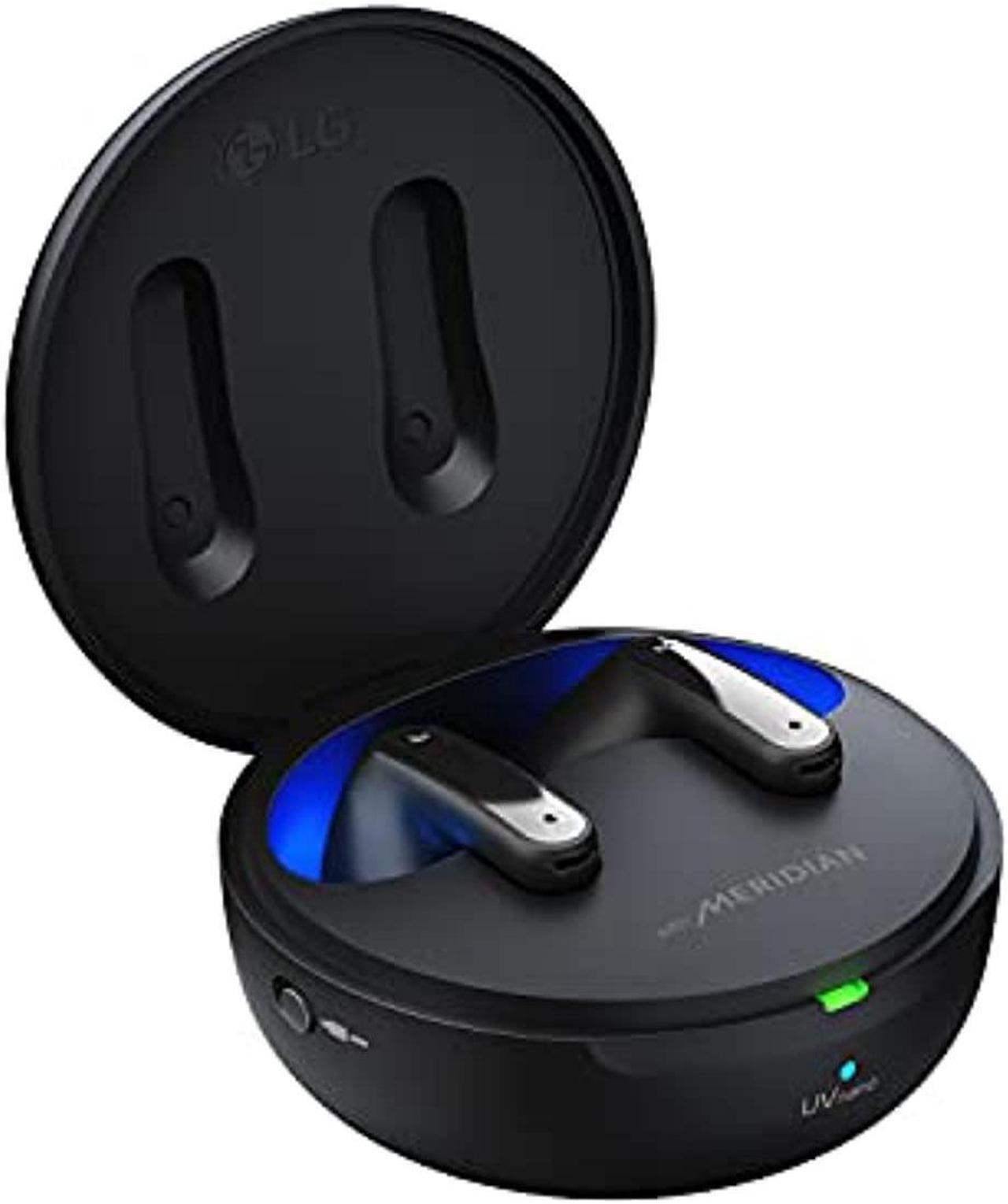 Alt view image 2 of 8 - LG TONE Free FP9 - Plug and Wireless True Wireless Bluetooth UVnano Earbuds - Black