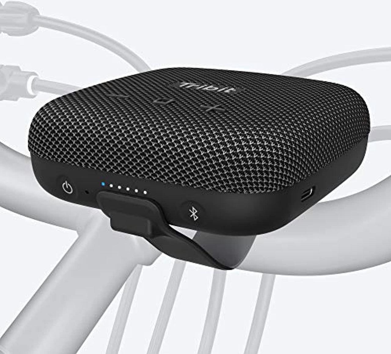 Main image of portable speaker, tribit stormbox micro bluetooth speaker, ip67 waterproof & dustproof outdoor speaker, bike speakers with loud sound, advanced ti amplifier, built-in xbass, 100ft bluetooth range
